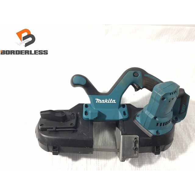 ☆品☆ makita マキタ 18V 充電式ポータブルバンドソー PB181D 本体のみ 帯鋸切断機 帯鋸盤 鉄工用 切断機 66496