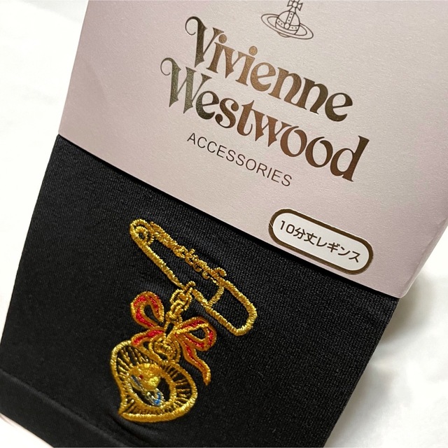 Vivienne Westwood(ヴィヴィアンウエストウッド)のヴィヴィアンウエストウッド【新品、未使用】St.VT オーブ １０分丈 レギンス レディースのレッグウェア(レギンス/スパッツ)の商品写真