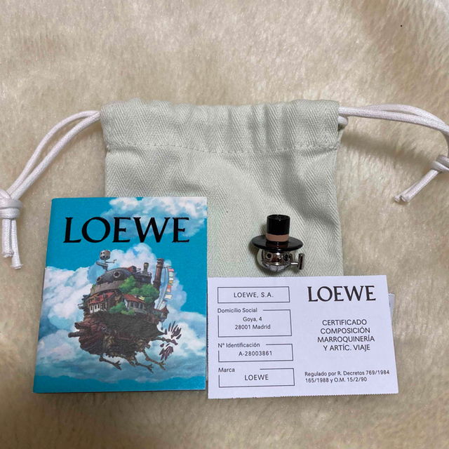 LOEWE ハウル コラボ カブ ダイス チャーム ミニ冊子 付き