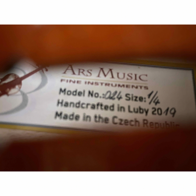 nnt様専用　ARS MUSIC バイオリン　1/4 024 楽器の弦楽器(ヴァイオリン)の商品写真