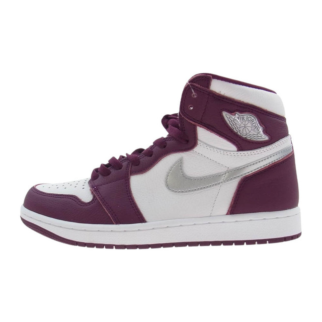 NIKE(ナイキ)のNIKE ナイキ スニーカー 555088-611 AIR JORDAN 1 AJ1 RETRO HIGH OG BORDEAUX エアジョーダン レトロ ハイカット スニーカー マルチカラー系 27.5cm【新古品】【未使用】【中古】 メンズの靴/シューズ(スニーカー)の商品写真