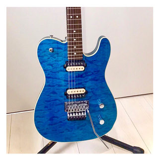フェンダー(Fender)のフェンダー【限定】【テレキャスター】フロイドローズ （ブルー）Fender 美品(エレキギター)