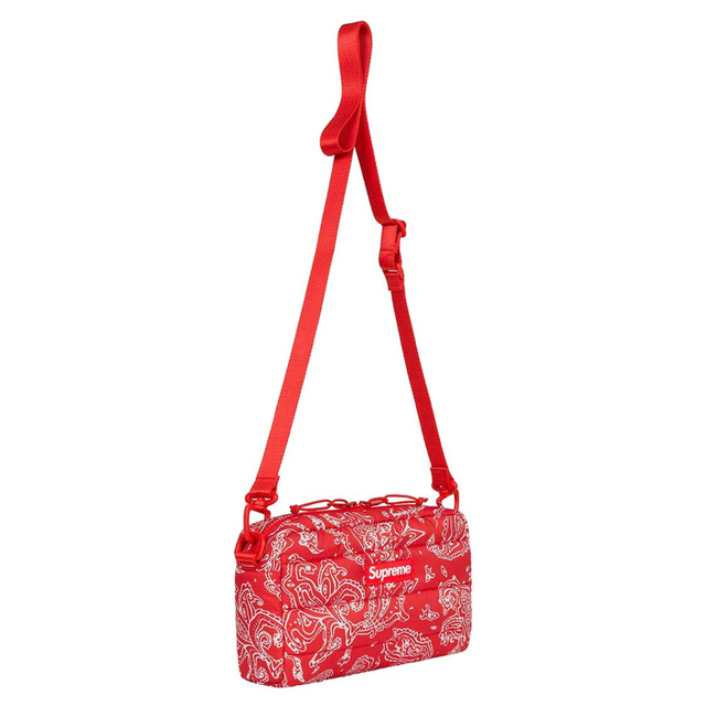 Supreme Puffer Side Bag Red 3