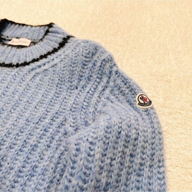 最大2000円引き マラソン期間 ☆MONCLER モンクレール ニット ブルー