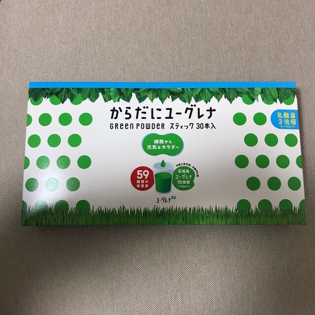 からだにユーグレナ グリーンパウダー乳酸菌 30本入り 食品/飲料/酒の健康食品(青汁/ケール加工食品)の商品写真