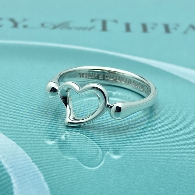 Tiffany オープンハート　リング