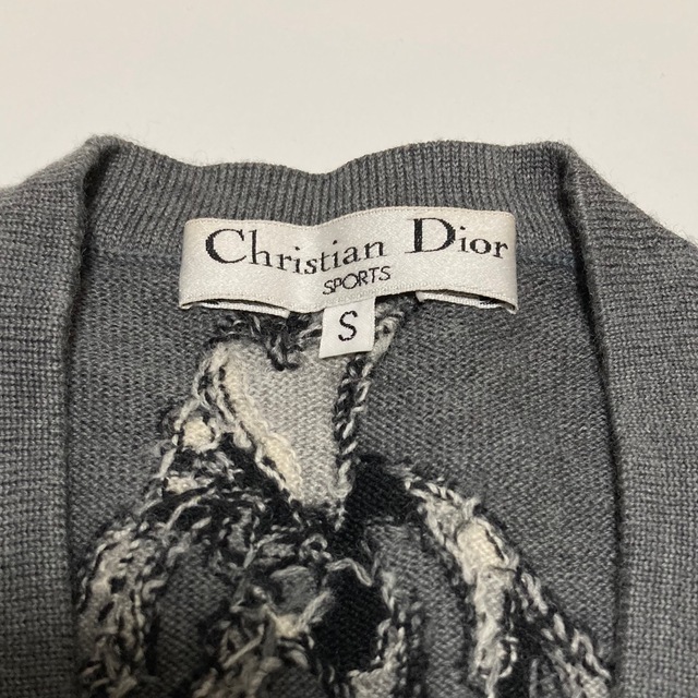 Christian Dior(クリスチャンディオール)のChristian Dior　ニットベスト　ディオール　 ウール　極美品　OLD レディースのトップス(ベスト/ジレ)の商品写真