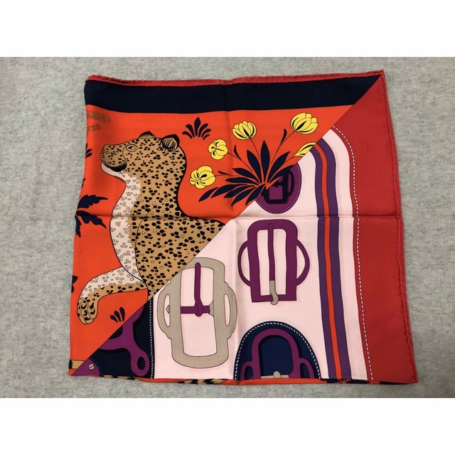 美品】HERMES エルメス カレ90 ウォッシュ 「モダンなレオパード」 www