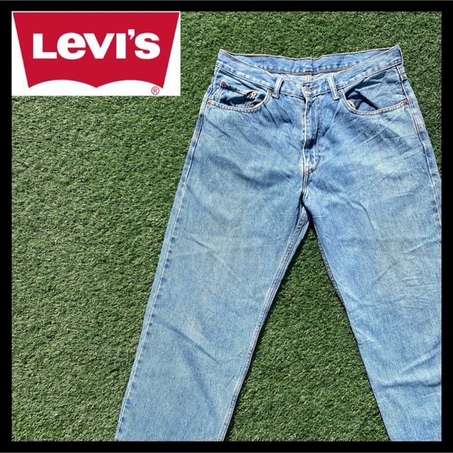 《リーバイス》550 W34 L32 ブルー デニム ジーンズ Levis