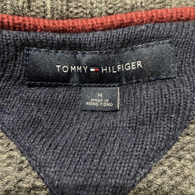 TOMMY HILFIGER(トミーヒルフィガー)のトミーヒルフィガー　ニットカーディガン　カウチン メンズのトップス(カーディガン)の商品写真