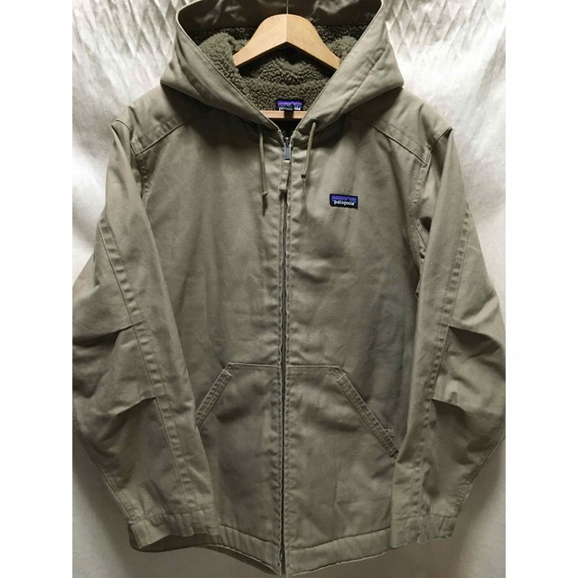 極美品 patagonia ラインド キャンバス フーディ L 焚火ジャケット