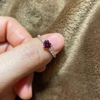 ジュエリーツツミ(JEWELRY TSUTSUMI)の最終価格✨ 新品✨ジュエリーツツミ　K10ピンクゴールドガーネットリング　9号(リング(指輪))