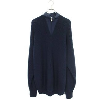 バレンシアガ(Balenciaga)のバレンシアガ  675274 T1611 レイヤードデザインVネックニット メンズ XS(ニット/セーター)