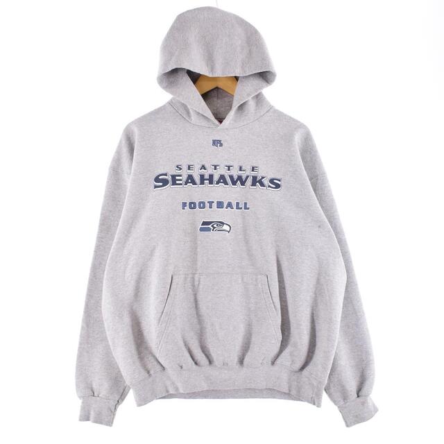 NFL SEATTLE SEAHAWKS シアトルシーホークス スウェットプルオーバーパーカー メンズXL /eaa311866