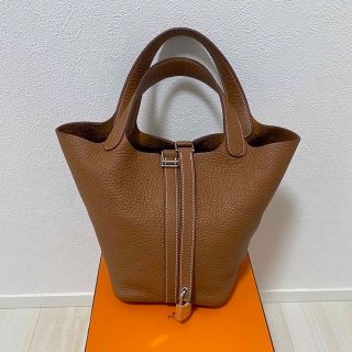 エルメス(Hermes)のピコタンpm ゴールド　エルメス美品(ハンドバッグ)