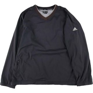 アディダス(adidas)の古着 アディダス adidas Vネック ウォームアッププルオーバー メンズXXL /eaa310481(ナイロンジャケット)