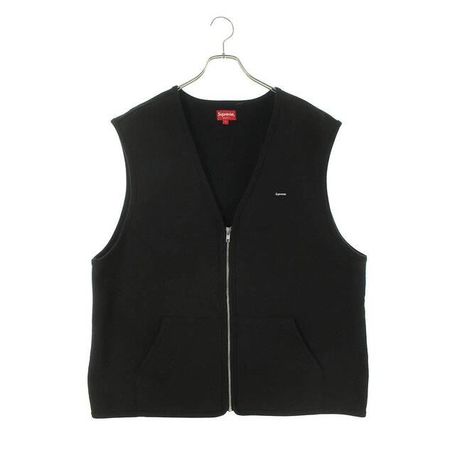 シュプリーム 20AW Zip Up Sweat Vest スモールボックススウェット
