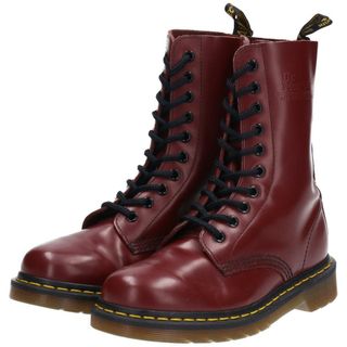 ドクターマーチン(Dr.Martens)の古着 ドクターマーチン Dr.Martens 10ホールブーツ UK4 レディース22.5cm /saa010860(ブーツ)