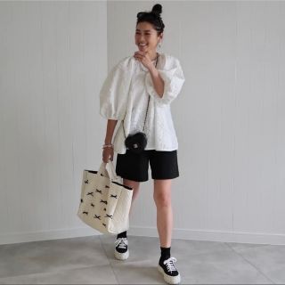 ドゥロワー(Drawer)の【新品未開封】gypsohila picnic bag Msize/White(トートバッグ)