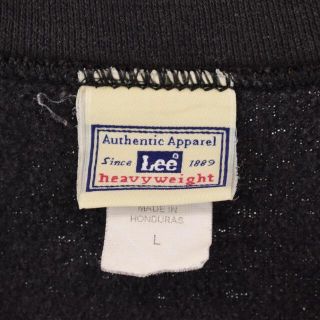 Lee - 古着 リー Lee heavy weight 両面プリント カレッジスウェット
