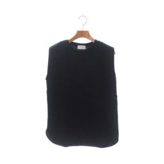 オペークドットクリップ(OPAQUE.CLIP)のOPAQUE.CLIP Tシャツ・カットソー 34(XS位) 黒 【古着】【中古】(カットソー(半袖/袖なし))