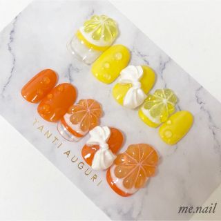 No.77  ネイルチップ つけ爪 ジェルネイル フルーツネイル コスメ/美容のネイル(つけ爪/ネイルチップ)の商品写真