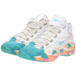 リーボック(Reebok)の古着 リーボック Reebok QUESTION MID WHITE NOISE M44034 スニーカー SU9 メンズ27.0cm /saa010835(スニーカー)