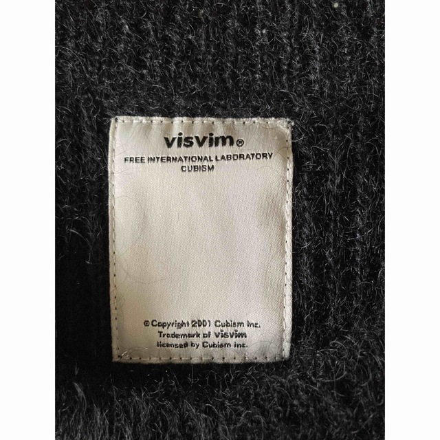 VISVIM(ヴィスヴィム)のユーズド　美品　visvim　モヘヤ　ウール　M　黒　無地 メンズのトップス(ニット/セーター)の商品写真