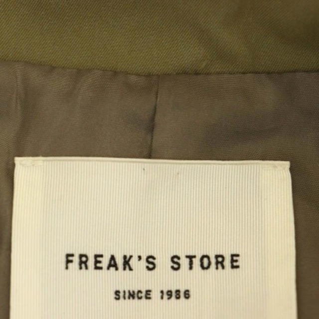 FREAK'S STORE(フリークスストア)のフリークスストア シャンブレー2WAYアシメトレンチコート ベルト付き F レディースのジャケット/アウター(トレンチコート)の商品写真
