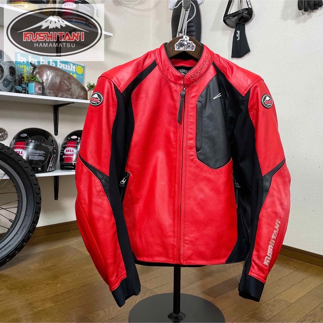 KUSHITANI(クシタニ)の超美品☆クシタニ K-0658 モジュールジャケット レッド L/3W 自動車/バイクのバイク(装備/装具)の商品写真