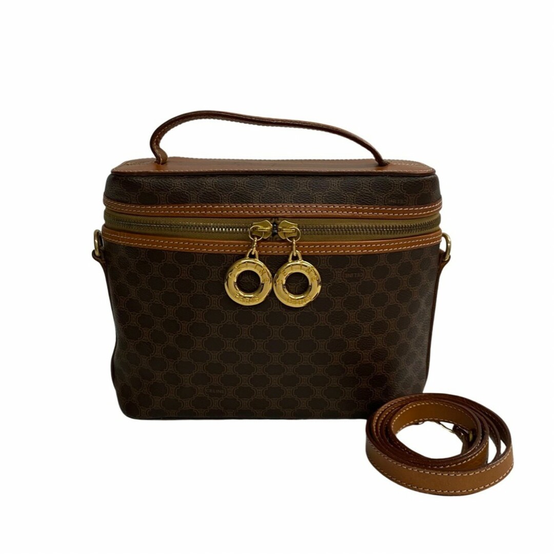 店舗良い 金具 ロゴ トリオンフ ブラゾン マカダム セリーヌ CELINE 美