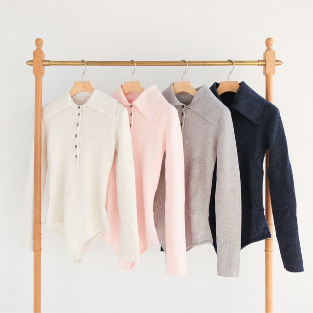 2021年最新入荷 searoomlynn♡リネンコンビBig collar BODYスーツ M