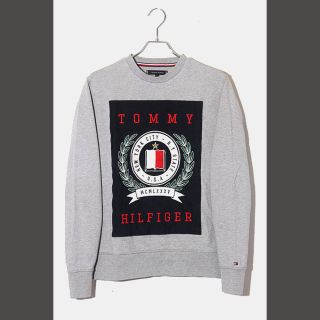 トミーヒルフィガー(TOMMY HILFIGER)のトミーヒルフィガー クレスト スウェットシャツ トレーナー L グレー /◆(その他)