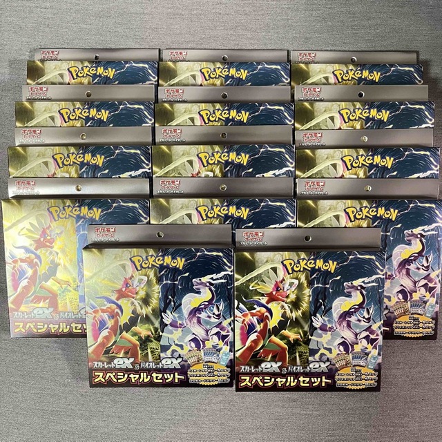 ポケセン産バイオレットex スカーレットex Vstarユニバース 各2BOX