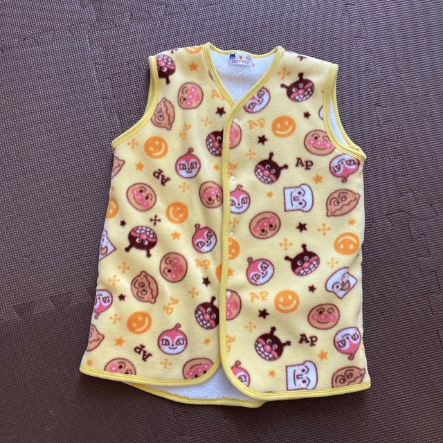 アンパンマン　スリーパー　裏ボアベスト　 キッズ/ベビー/マタニティのキッズ服男の子用(90cm~)(パジャマ)の商品写真