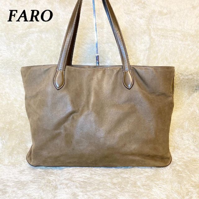 FARO トートバッグ　ビジネス　オールレザー A4　made in ITALYバッグ