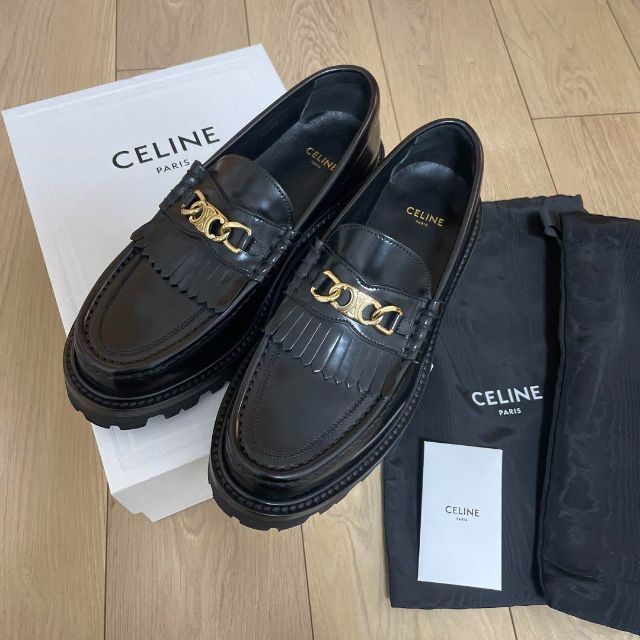 安価 celine - セリーヌ マーガレット ローファー 37 ローファー+革靴 ...