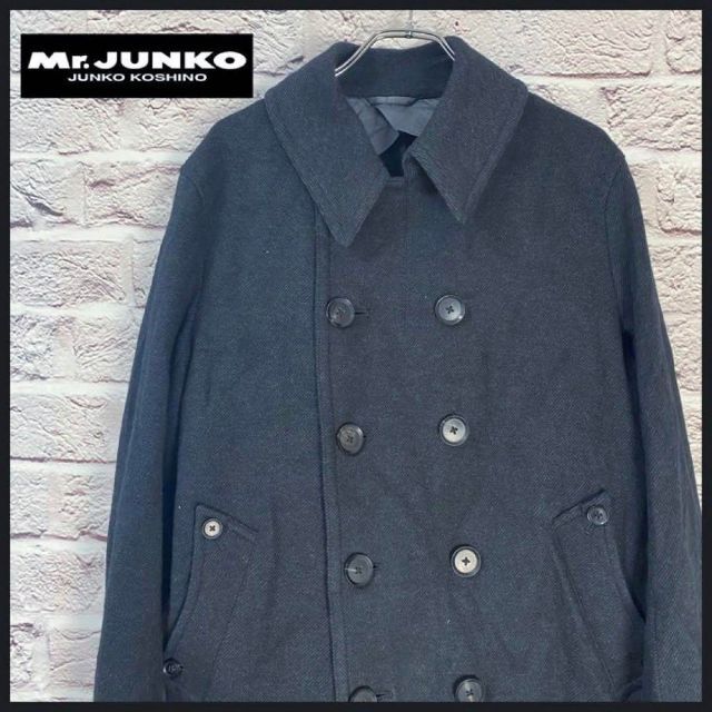 Mr.Junko(ミスタージュンコ)のMr.JUNKO コート　Pコート　メンズ　レディース　[ L size ] レディースのジャケット/アウター(ピーコート)の商品写真