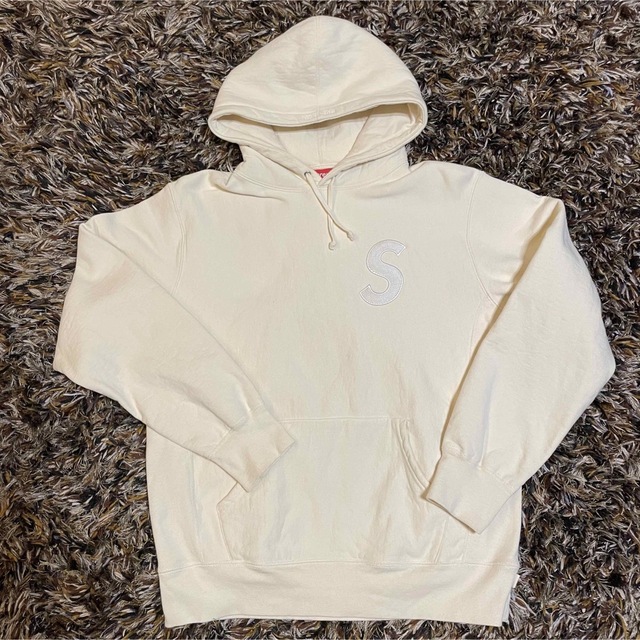 supreme S logo hooded sweatshirt L 18aw