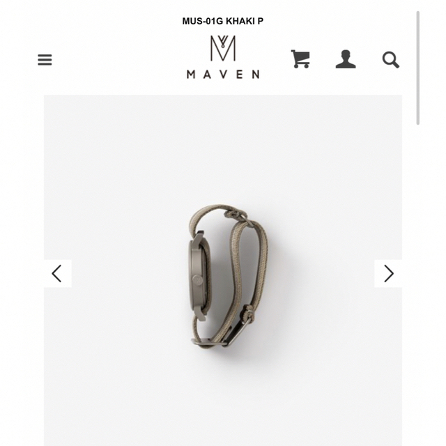 MAVEN WATCHES URBAN SCOUT /34mm レディースのファッション小物(腕時計)の商品写真