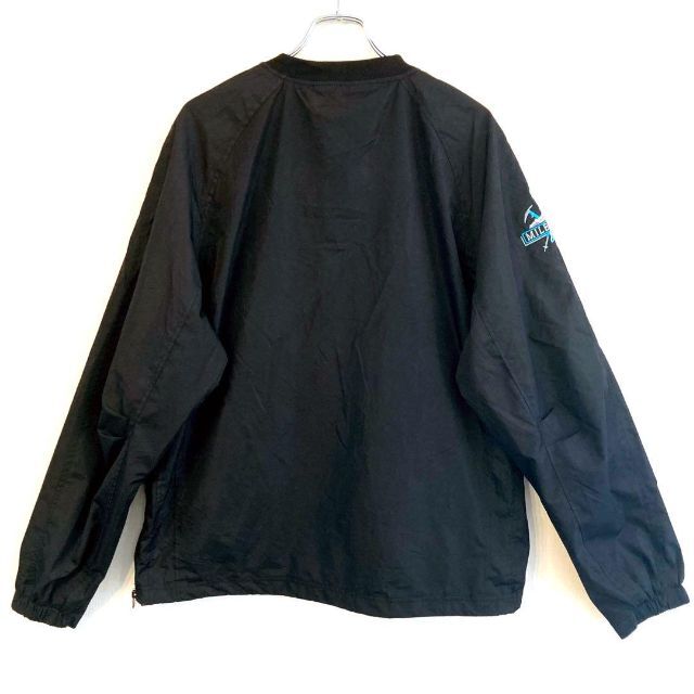 Vintage ナイロンプルオーバー　90s 企業ロゴ　ゆるダボ　太アーム メンズのジャケット/アウター(ナイロンジャケット)の商品写真
