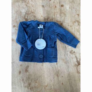 プチバトー(PETIT BATEAU)のプチバトー　ベビー用カーディガン　67cm(カーディガン/ボレロ)