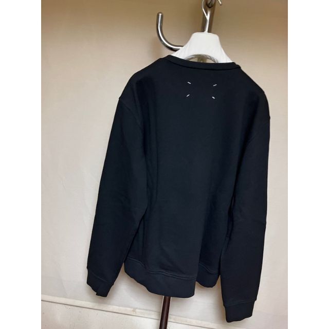 新品 52 マルジェラ 20aw 反転ロゴ スウェット 黒黒 4255 おすすめ