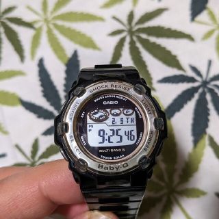 ベビージー(Baby-G)の電波ソーラー　腕時計　CASIO Baby-G bgr-3003　ブラック(腕時計)