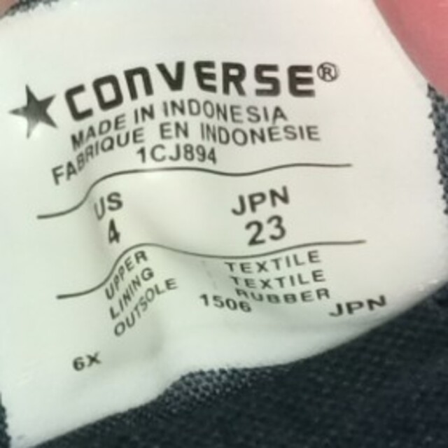 CONVERSE(コンバース)のレアオールネイビーコンバースCONVERSE梨花VERY入学入園式イエナIENA レディースの靴/シューズ(スニーカー)の商品写真