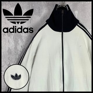 adidas - 【希少カラー】adidas トラックジャケット 白 ホワイト