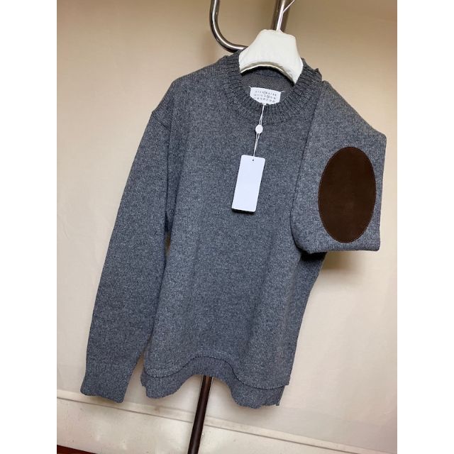新品 XL マルジェラ 22aw エルボーパッチニット セーター 4264 | www