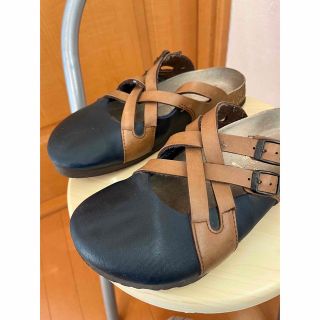 ビルケンシュトック(BIRKENSTOCK)のPapillio ビルケンシュトック　ネイビー(サンダル)