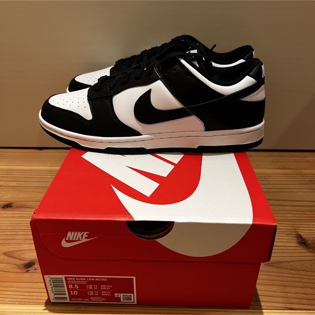 Nike Dunk Low Retro "White/Black"パンダ