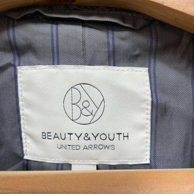 BEAUTY&YOUTH UNITED ARROWS(ビューティアンドユースユナイテッドアローズ)のしっかり生地★美品★ユナイテッドアローズ コート チェスターコート 裏地キュプラ レディースのジャケット/アウター(チェスターコート)の商品写真